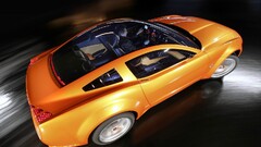 Car orange cars Ford vehicle