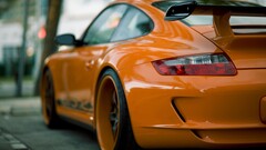 Car orange cars vehicle Porsche porsche 911 porsche 997