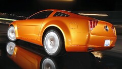 Car orange cars vehicle