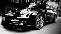 Car Porsche vehicle selective coloring porsche 911 porsche 997