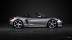 Car Porsche watermarked Porsche 981 side view vehicle