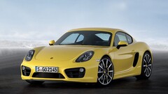 Car Porsche yellow cars vehicle numbers Porsche 981