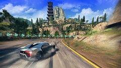 Car racing screen shot