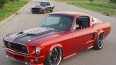 Car red cars road vehicle