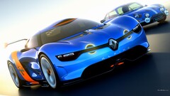 Car Renault Alpine Renault vehicle blue cars