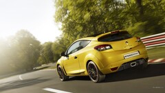 Car Renault Megane RS yellow cars