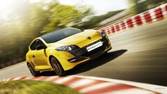 Car Renault Megane RS yellow cars