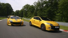 Car Renault Megane RS yellow cars