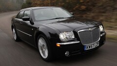 Car road blurred Chrysler chrysler 300