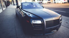 Car Rolls Royce black cars vehicle luxury cars