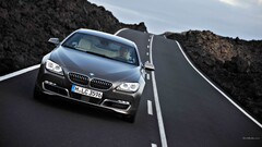 Car sedan BMW grey cars frontal view BMW F12/F13/F06 road Men
