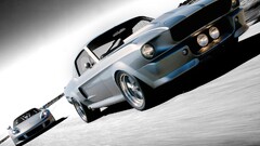 Car Shelby GT vehicle Ford Ford mustang muscle cars road asphalt
