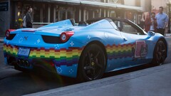 Car Sports Car ferrari 458 italia Ferrari nyan cat vehicle