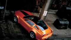 Car street urban orange cars