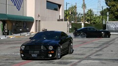 Car vehicle black cars Ford