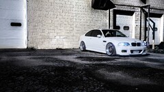 Car vehicle BMW white cars BMW 3 Series BMW E46 bmw m3