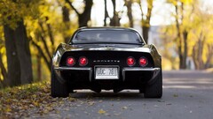 Car vehicle Corvette chevrolet corvette rear view