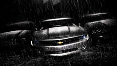 Car vehicle dark rain