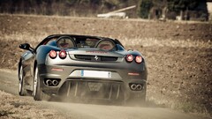 Car vehicle Ferrari black cars