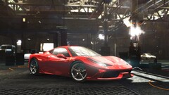 Car vehicle Ferrari red cars cgi render
