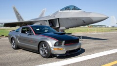 Car vehicle Ford Aircraft military aircraft silver cars