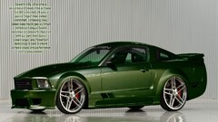 Car vehicle Ford green cars