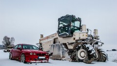 Car vehicle Machine snow red cars Jaguar (car)