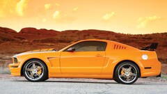 Car vehicle orange cars