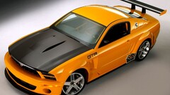 Car vehicle orange cars