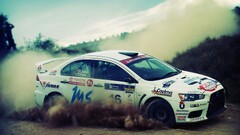 Car vehicle rally white cars