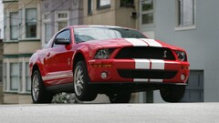 Car vehicle red cars Ford