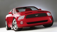 Car vehicle red cars Ford