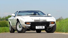 Car vehicle road white cars pop-up headlights Maserati