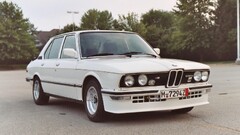 Car vehicle white cars BMW E28 BMW 5 Series BMW