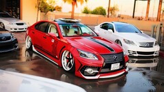 Car vehicle white cars red cars