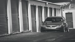 Car Volkswagen stance monochrome Volkswagen Golf