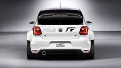 Car Volkswagen VW Polo WRC rally cars Volkswagen Polo rear view