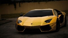 Car yellow cars Lamborghini vehicle
