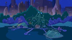 cartoon Bravest Warriors TV blue