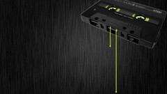 cassette Music audio cassete digital art selective coloring