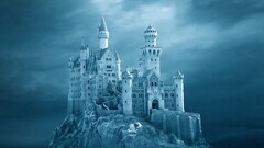 castle fantasy art artwork