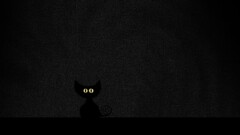 cats black cats vladstudio Minimalism big cats