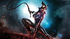 Catwoman fantasy girl whips artwork