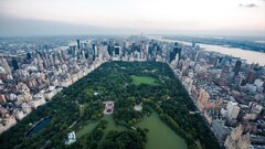Central Park new york city cityscape Park USA aerial view