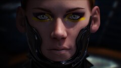 cgi digital art face Women render