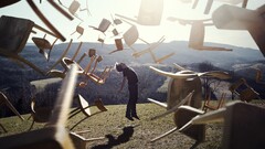 chair digital art Men landscape