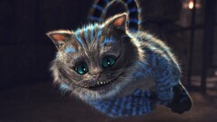 cheshire cat Alice in Wonderland Animals fantasy art