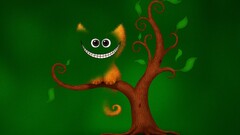 cheshire cat Trees artwork vladstudio cats