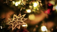 Christmas ornaments Christmas blurred