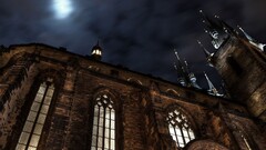 Church night architecture Gothic